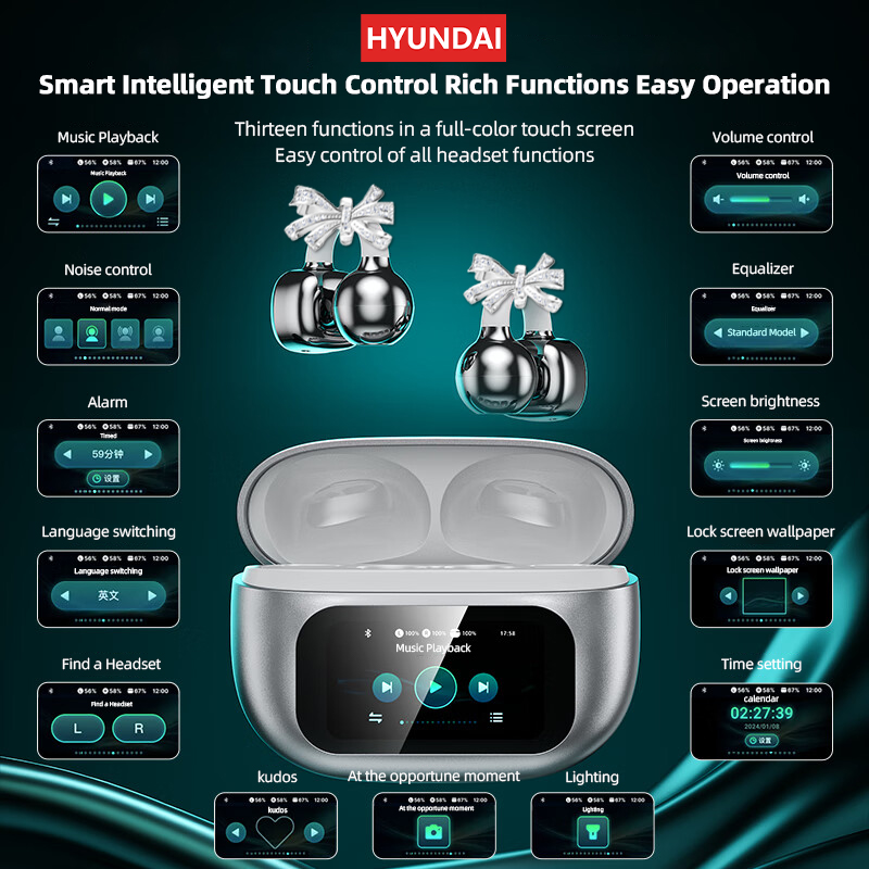 Choice HYUNDAI HY-C02 LED Powe - مراجعة Noise Cancelling Headphone وسعره