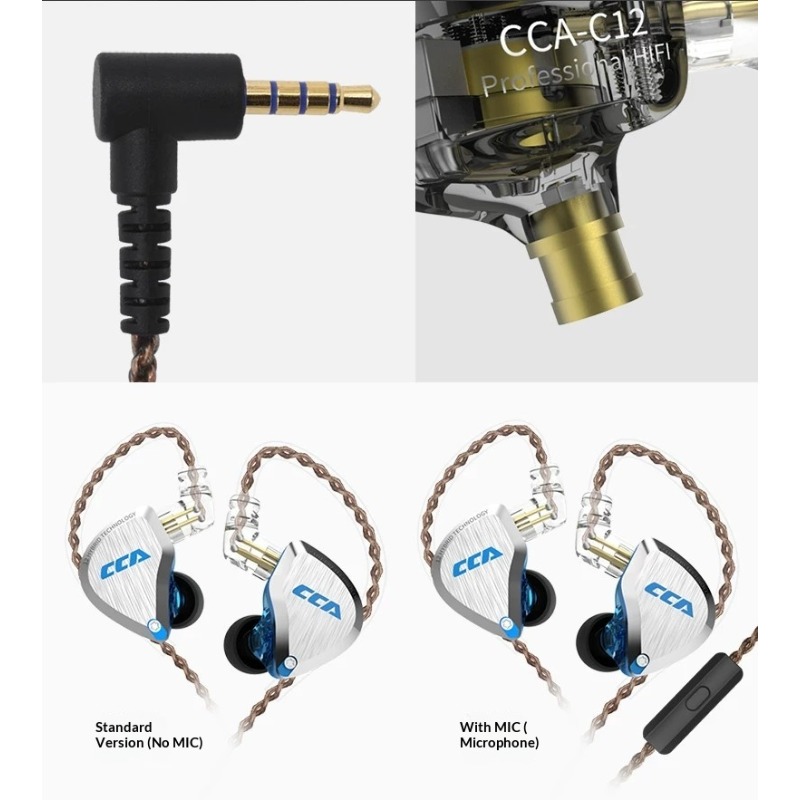 CCA C12 Earphones Hi-Fi Audiop - مراجعة Audiophile Headphone Wired وسعره