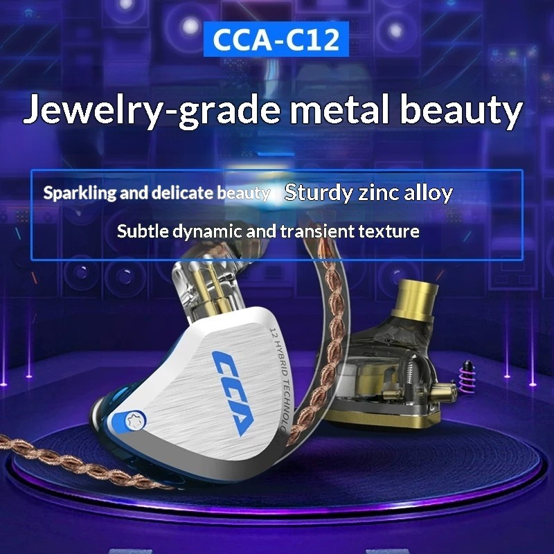 CCA C12 Earphones Hi-Fi Audiop - مراجعة Audiophile Headphone Wired وسعره