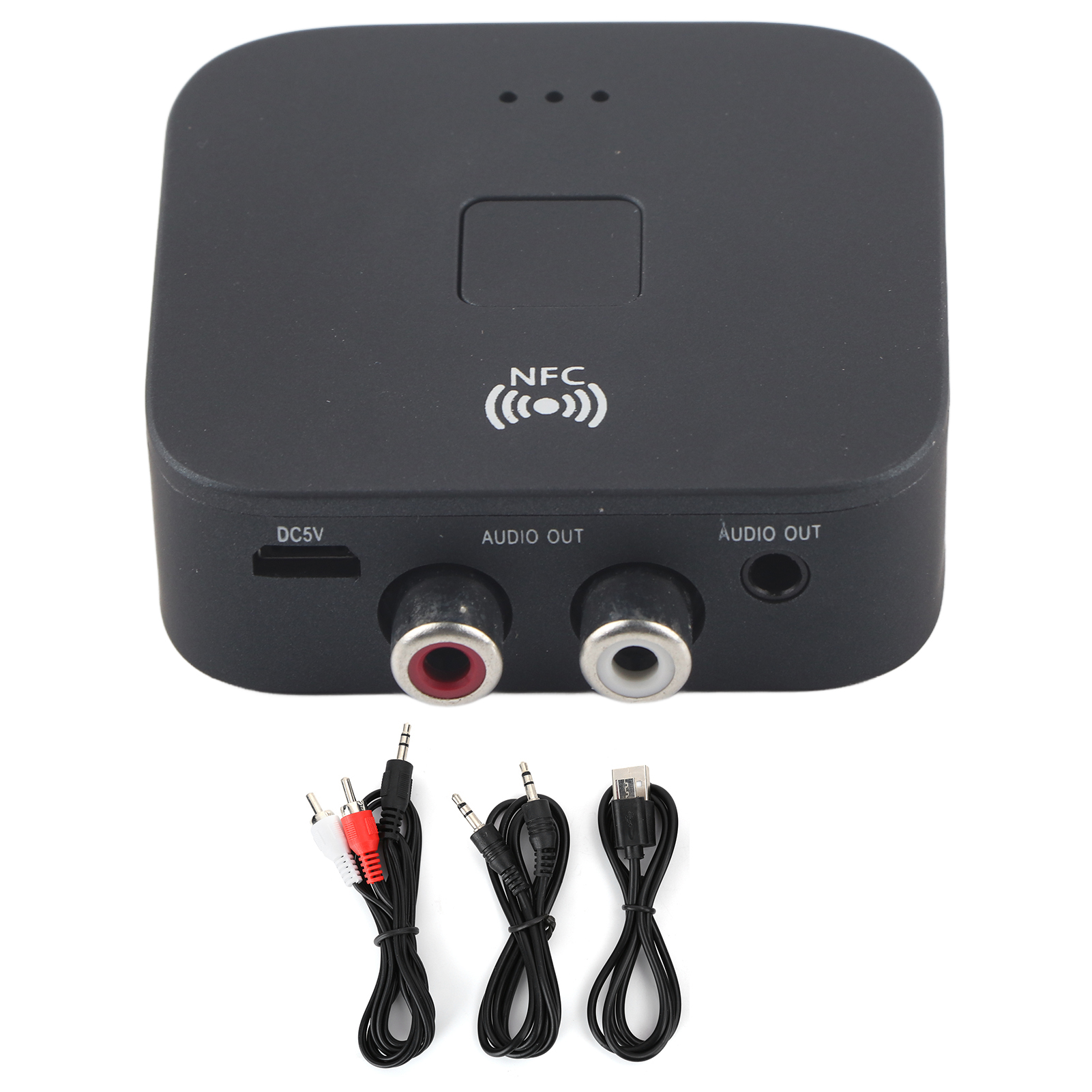 3.5mm Jack AUX NFC to  Audio A - مراجعة Bluetooth Adapter Receiver وسعره