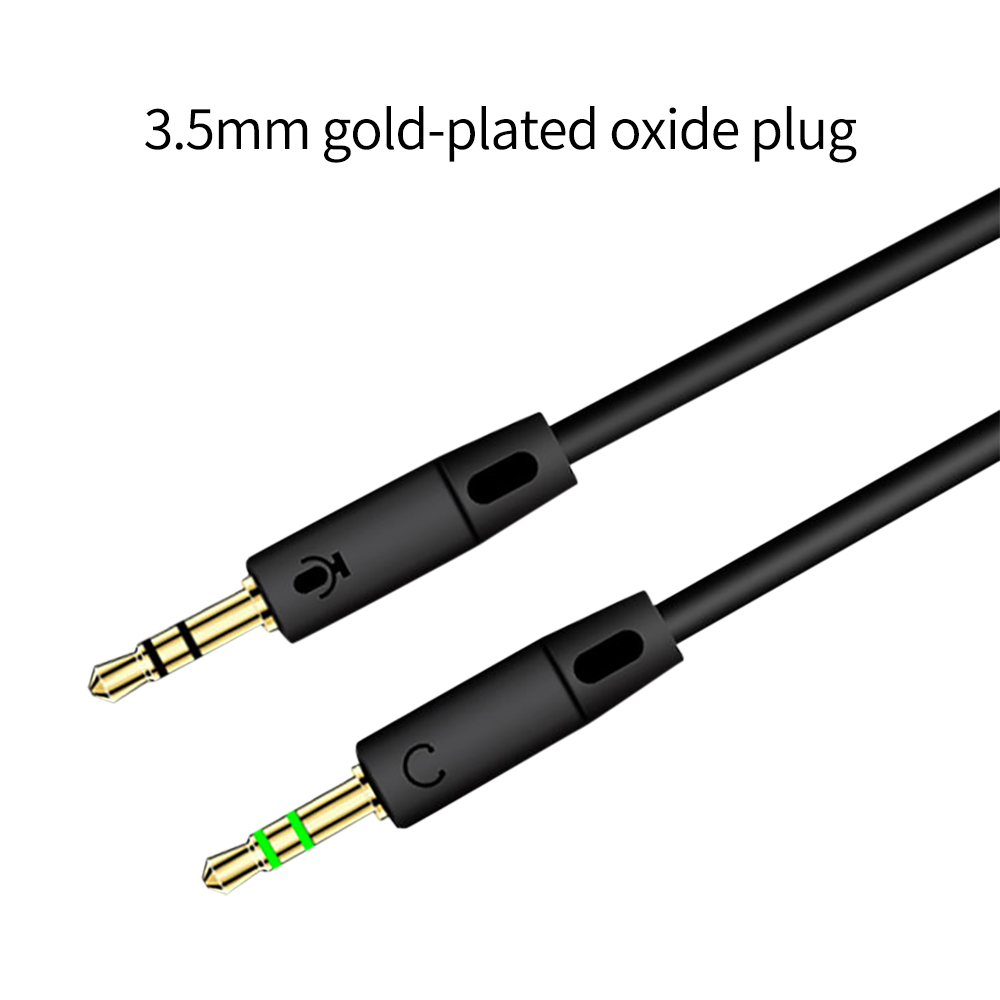 3.5mm Jack 2 Male To 1 Female  - مراجعة Earphone Splitter Jack وسعره
