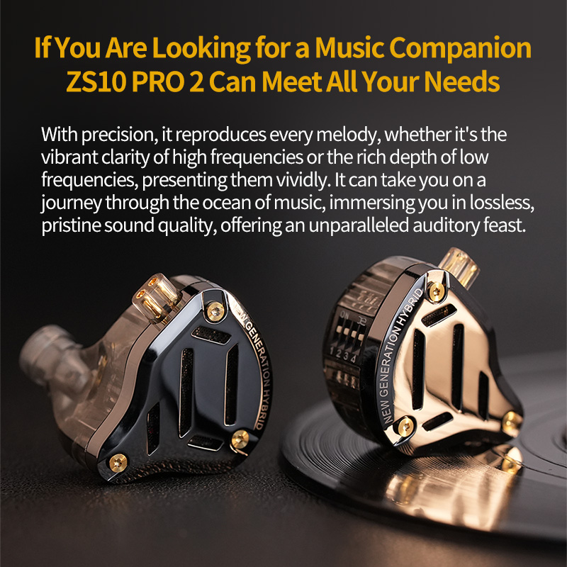 KZ ZS10 Pro 2 Metal Earphone H - مراجعة Audiophile Headphone Wired وسعره