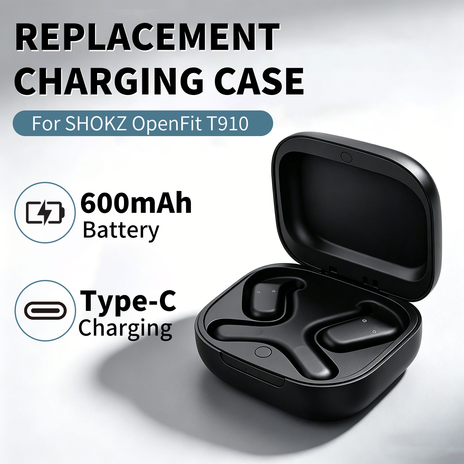 Replacement Charging Case For  - مراجعة Earbuds Charging Case وسعره