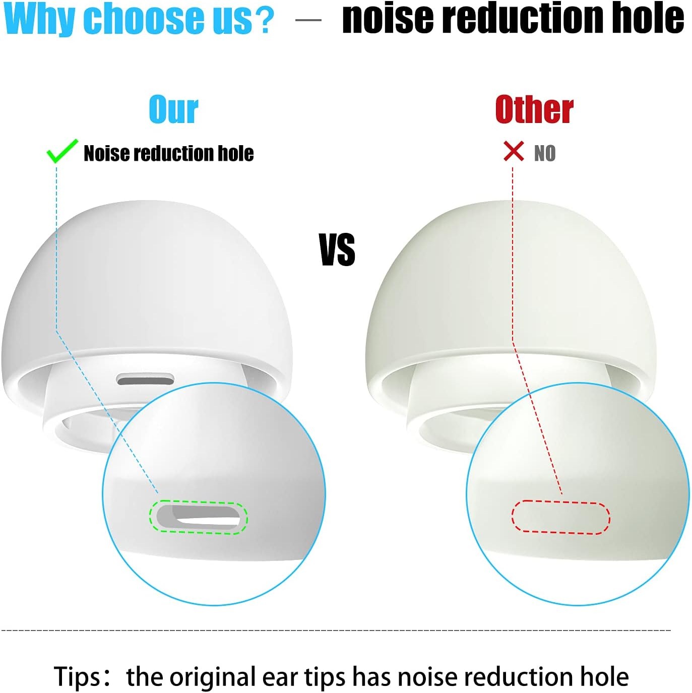 Silicone Ear Tips for AirPods  - مراجعة Silicone Ear Tip Replacement وسعره