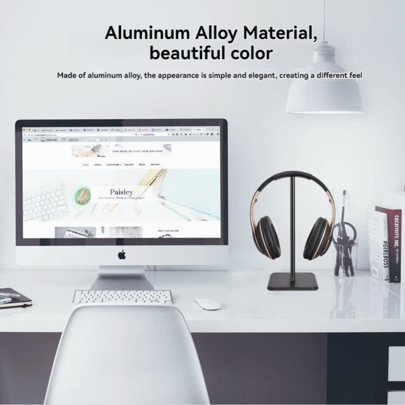 1pcs Universal Plastic Headpho - مراجعة Headphone Stand Desk وسعره