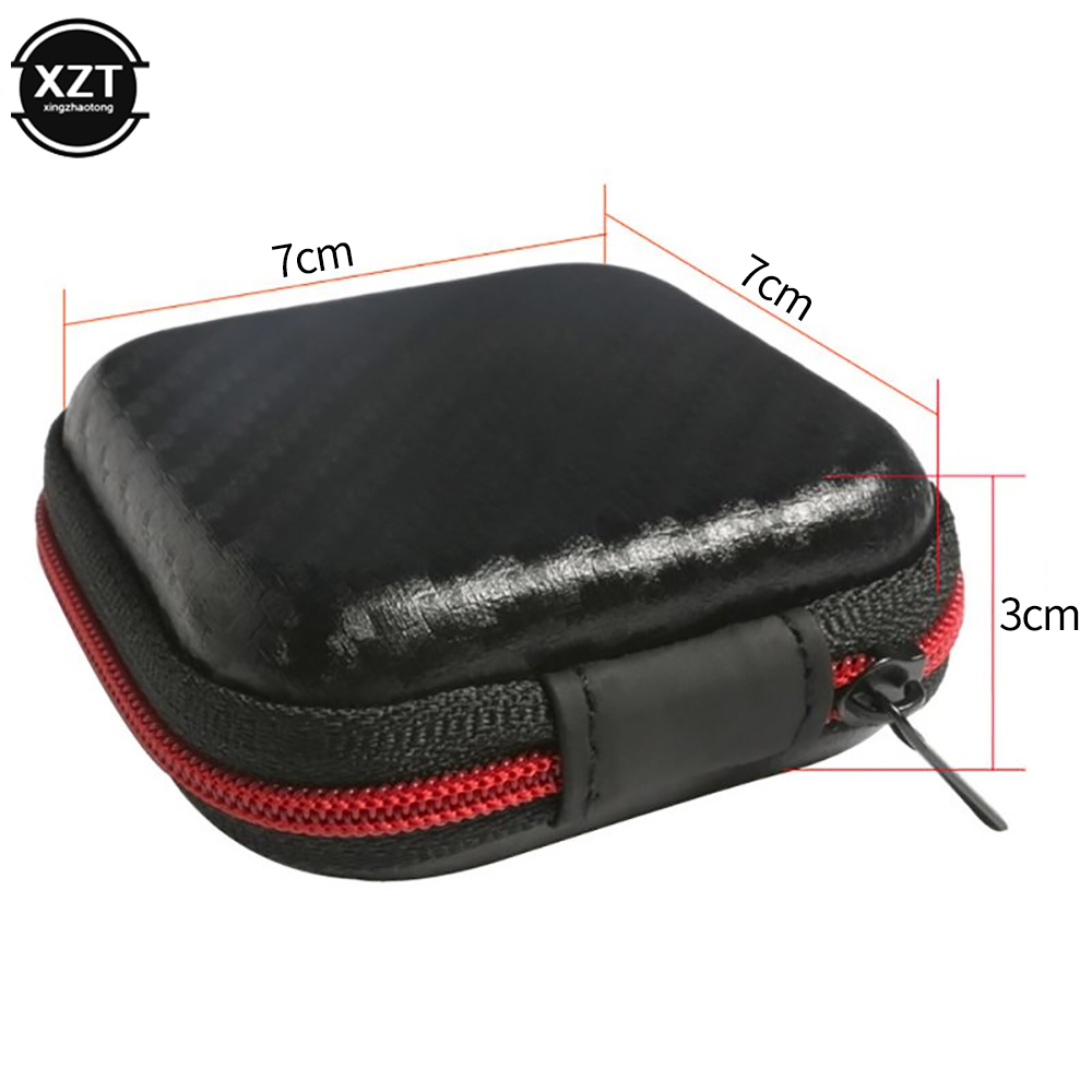 Headphone Bag Mini Zipper Squa - مراجعة Headphone Case Hard وسعره