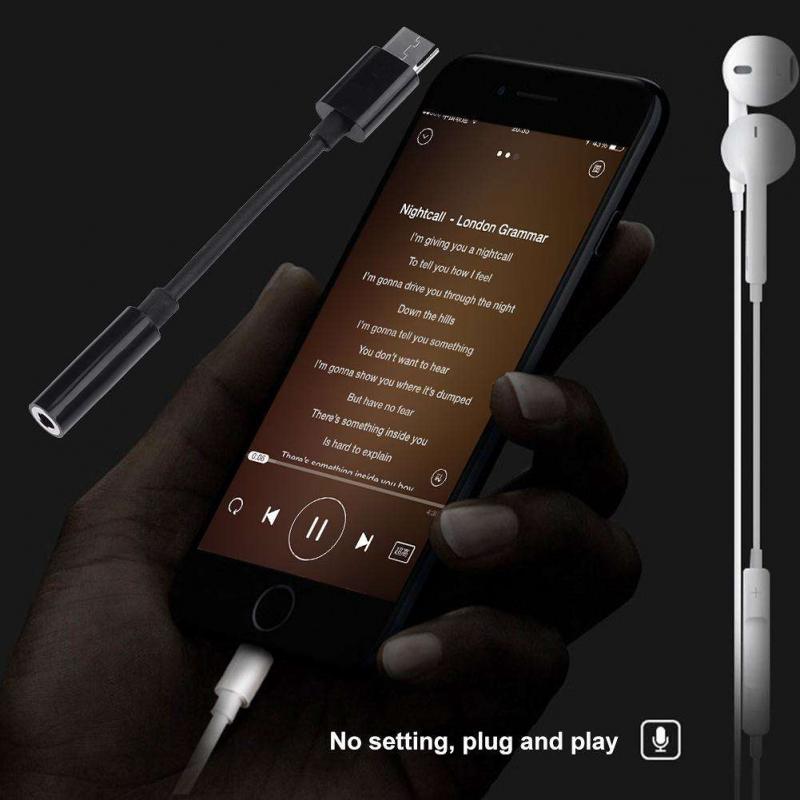 Type C to 3.5mm Jack Earphones - مراجعة Cable Extension 3.5 وسعره