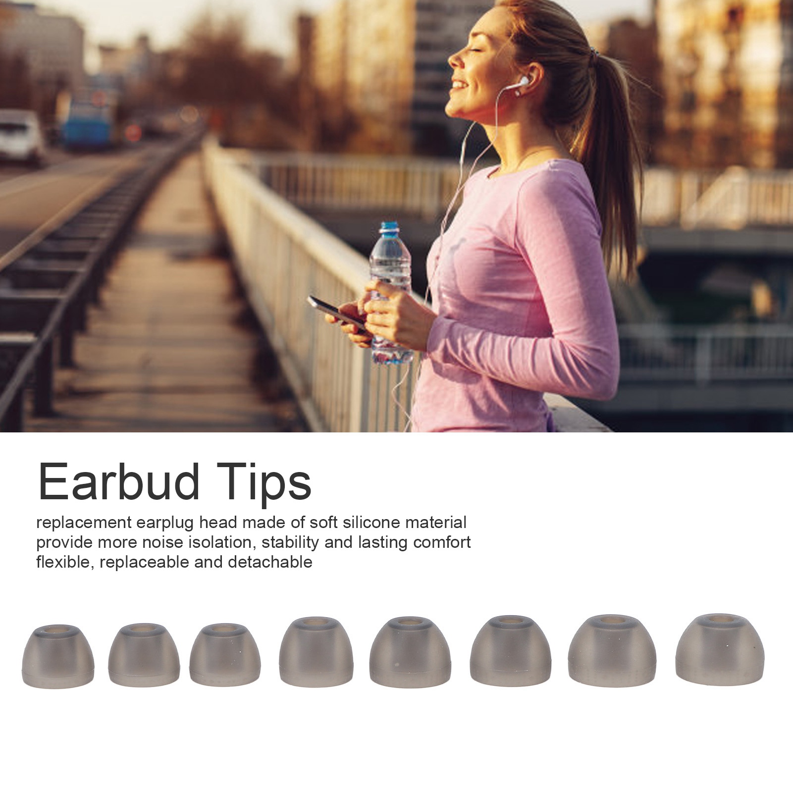 Silicone Eartips Replacement N - مراجعة Silicone Ear Tip Replacement وسعره