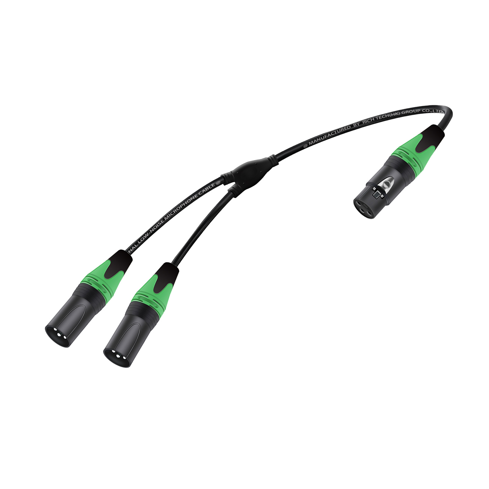 XLR Splitter Audio Cable,3Pins - مراجعة Audio Splitter Y وسعره