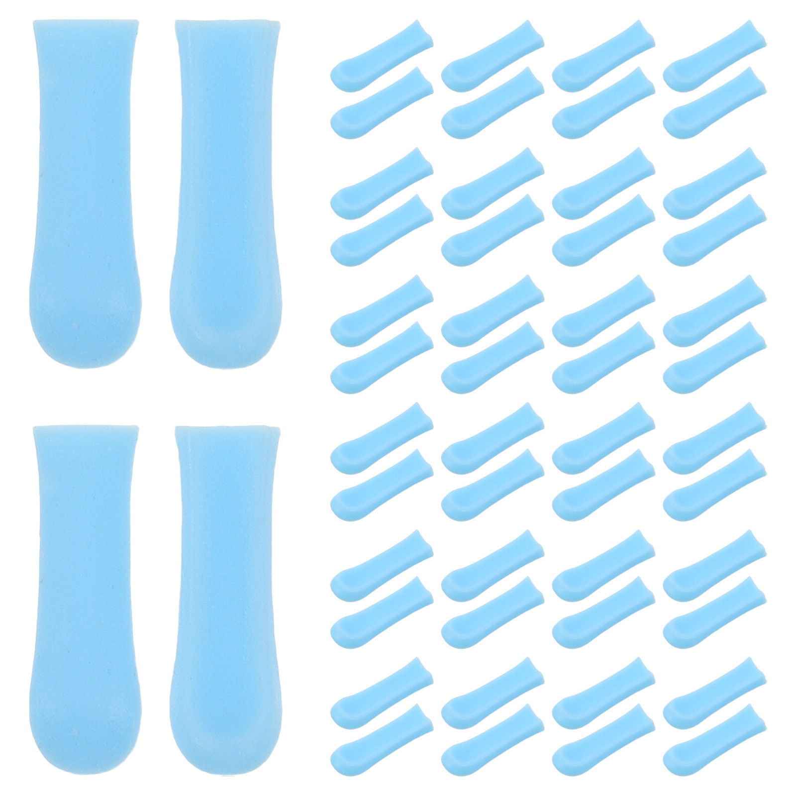 80Pcs Soft Silicone Ear Spoon  - مراجعة Silicone Ear Tip Replacement وسعره