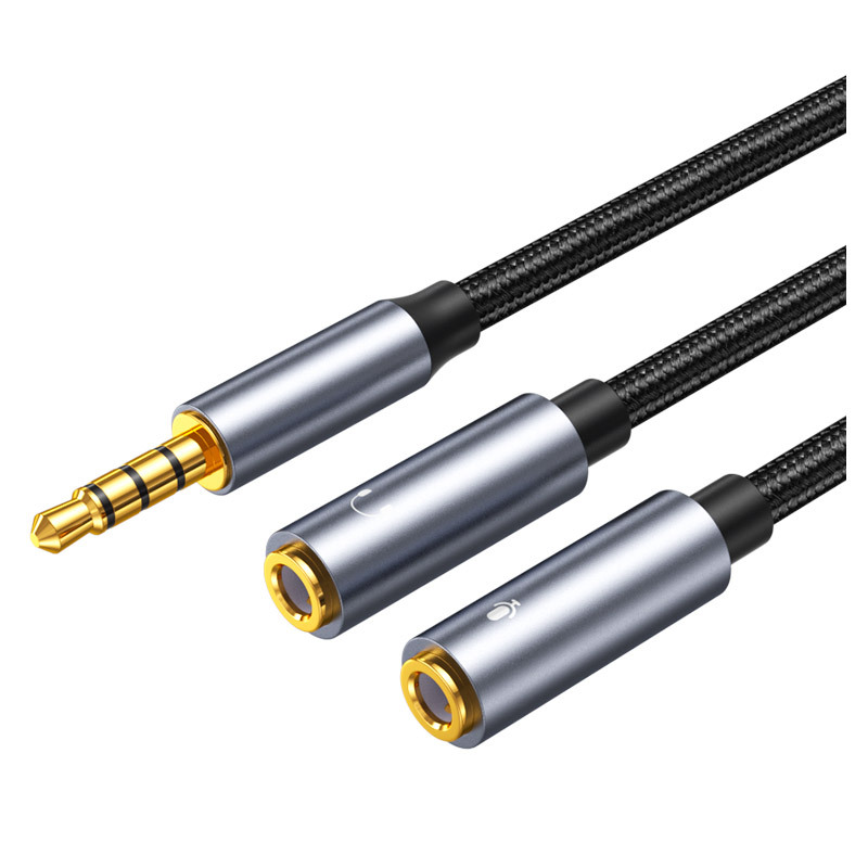 3.5mm Jack Aux Audio Cable Mal - مراجعة Earphone Splitter Jack وسعره