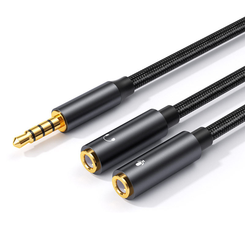 3.5mm Jack Aux Audio Cable Mal - مراجعة Earphone Splitter Jack وسعره