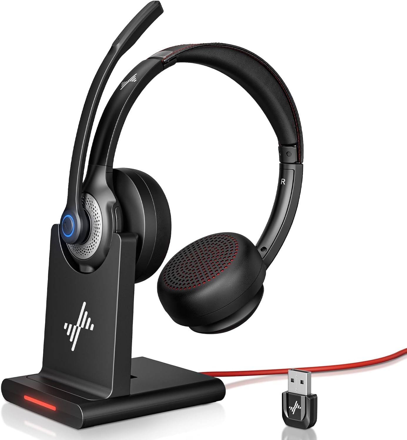 Bluetooth 5.2 Headset with Mic - مراجعة Bluetooth Headset On Ear وسعره