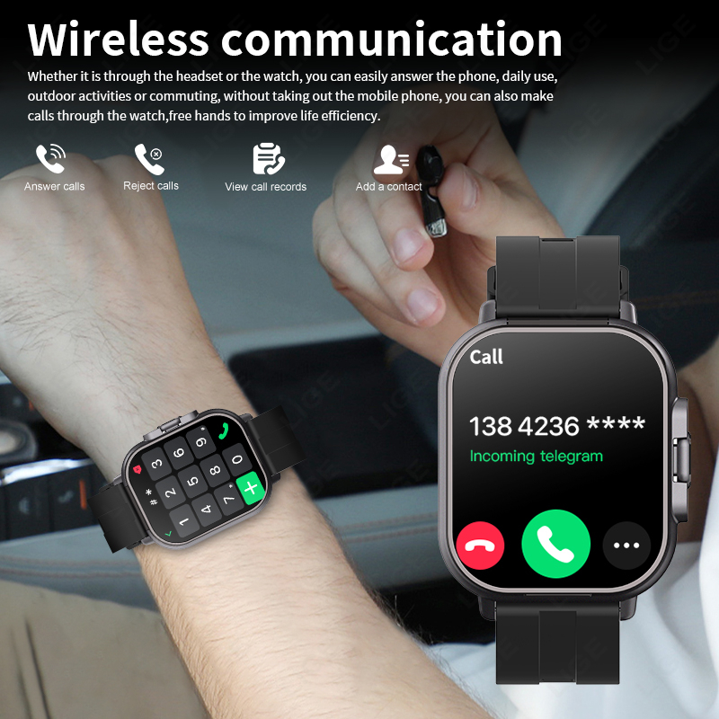 New TWS 2 in 1 Smart Watch wit - مراجعة Earbuds Charging Case وسعره