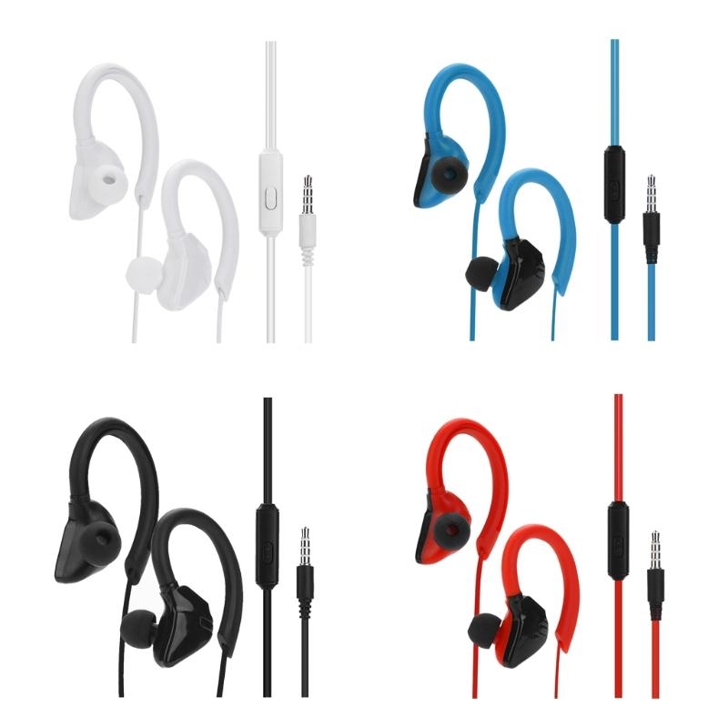 Sports Earbuds Wired with Micr - مراجعة Sports Earphone Hook وسعره