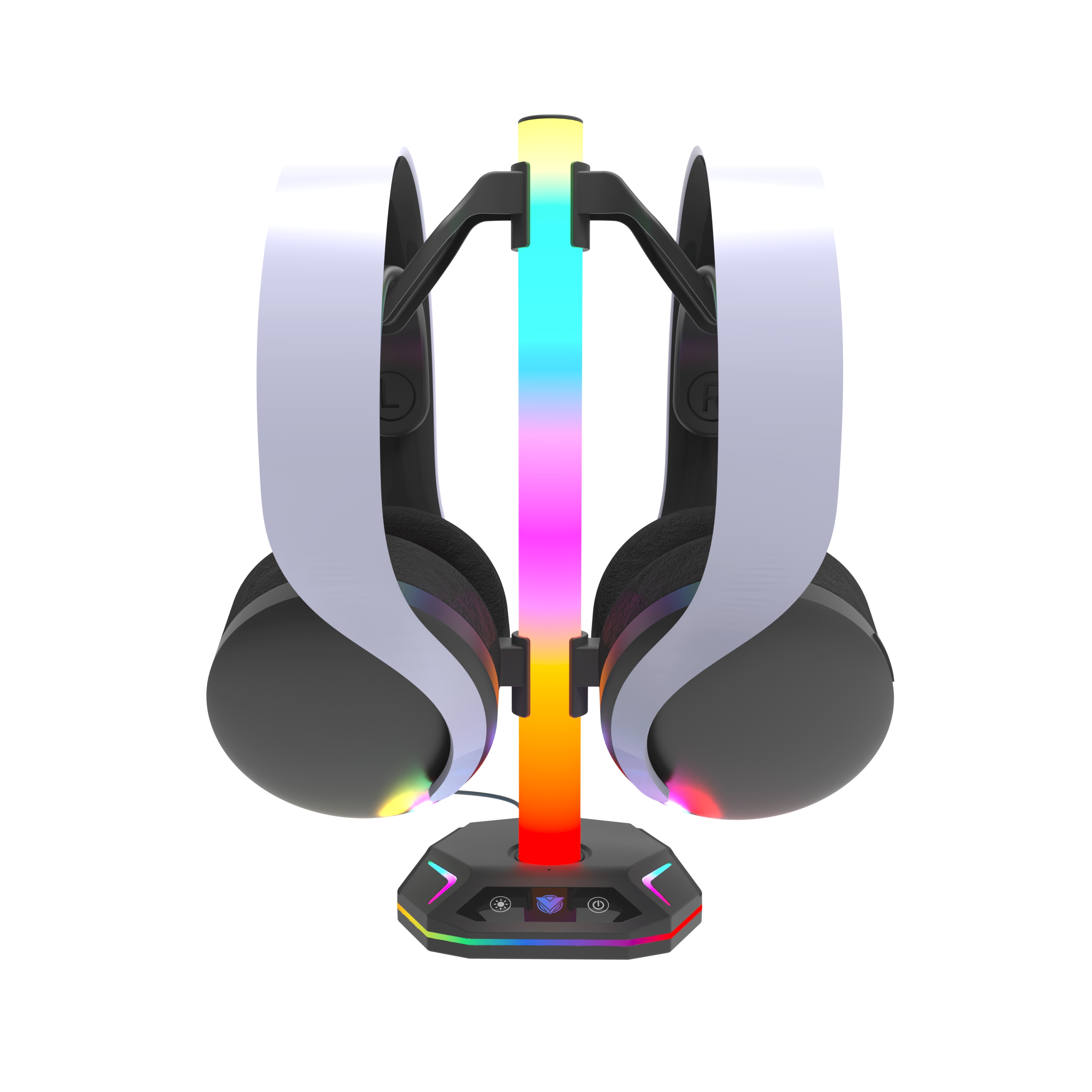 RGB Game Controller Headphone  - مراجعة Headphone Stand Desk وسعره