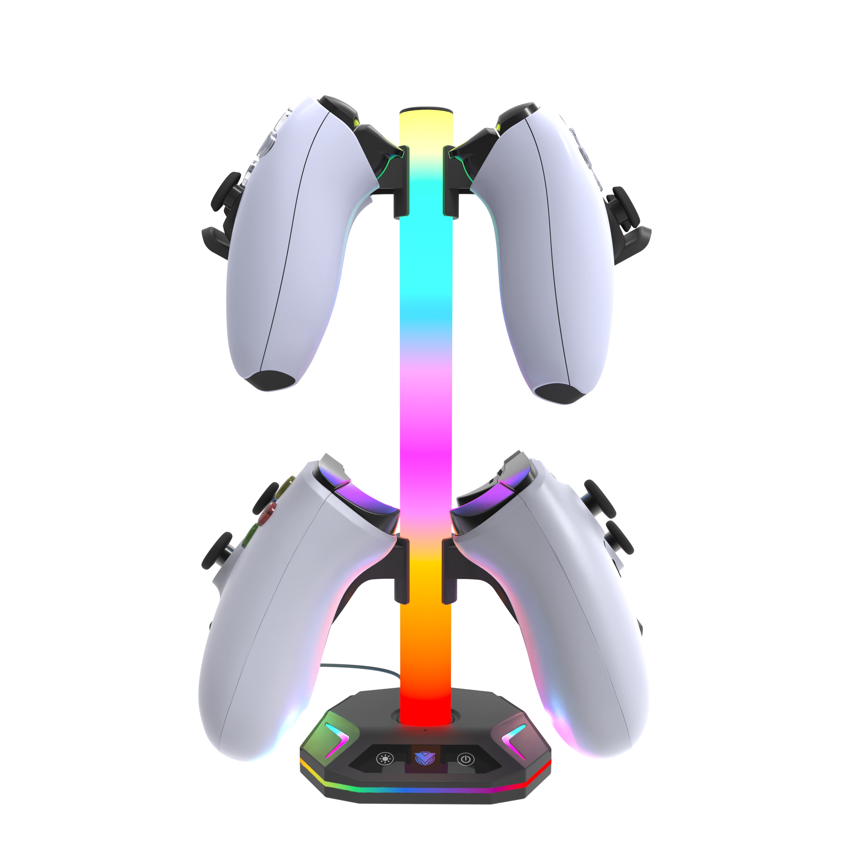 RGB Game Controller Headphone  - مراجعة Headphone Stand Desk وسعره