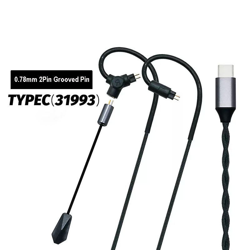 0.78 QDC MMCX Gaming Earphone  - مراجعة Usb C Earphone وسعره