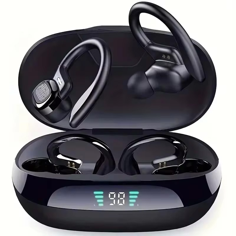 SP16 TWS Wireless Headphones B - مراجعة Sports Earphone Hook وسعره