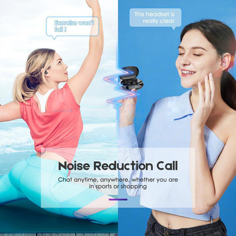SP16 TWS Wireless Headphones B - مراجعة Sports Earphone Hook وسعره