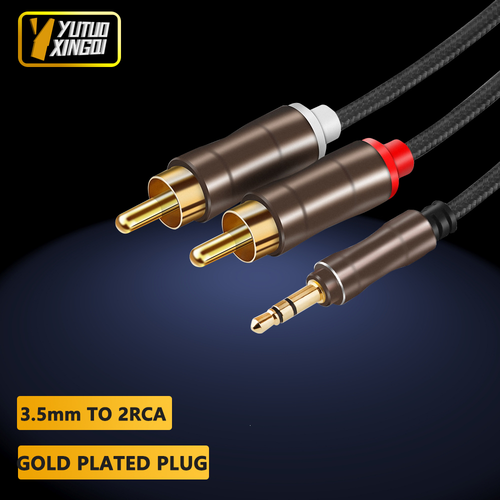 3.5 mm To 2RCA Double Lotus Au - مراجعة Cable Extension 3.5 وسعره