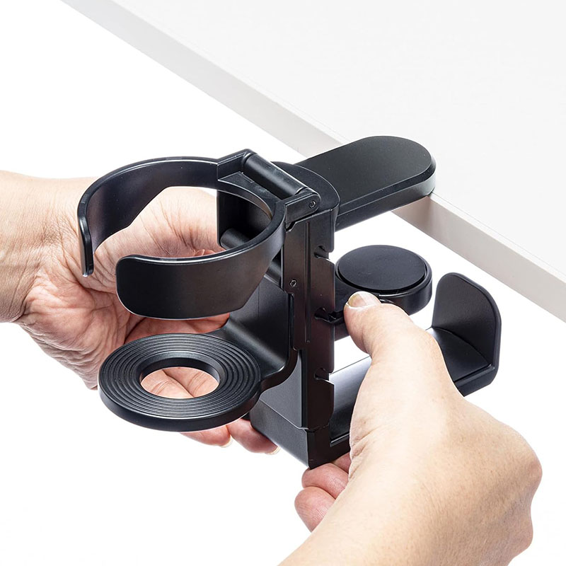 Desk Cup Holder with Headphone - مراجعة Headphone Stand Desk وسعره